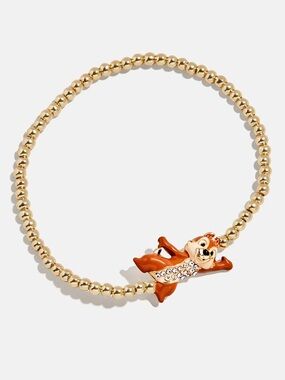 Disney Baublebar Chipmunk Chip Pisa Bracelet NWT